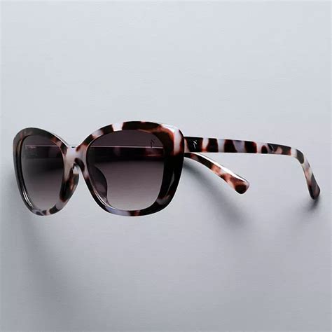 vera wang thick cat eye sunglasses|Women's Simply Vera Vera Wang 56mm Rubee Cat Eye .